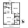 エーデルハイム Bの間取り画像
