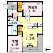 アピソ・ソレイユの間取り画像