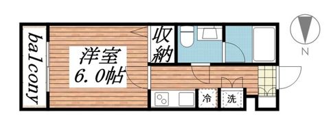 スパシエカステール横浜吉野町の間取り画像