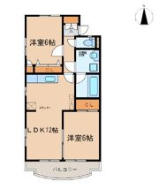 ヴェルジュ弐番館の間取り画像