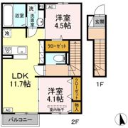 プレシア吉敷の間取り画像