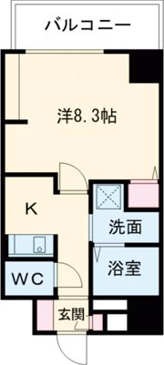神明町西エヌエム・キャトフ・ヴァンの間取り画像