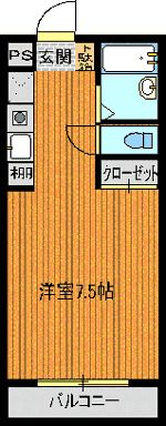 S・Sマンションの間取り画像