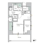 ONE ROOF FLAT TOGOSHIの間取り画像