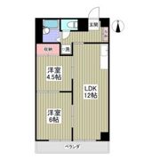 竹林マンションⅡの間取り画像