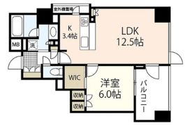 ポレスター平和大通りプレミアムレジデンスの間取り画像