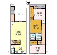 ラカーサ一津屋の間取り画像