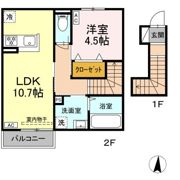 ウィルコート東深川の間取り画像