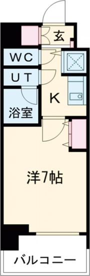 ソルテラスOSAKA EAST GATEの間取り画像