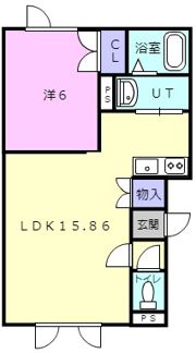 MK－1の間取り画像