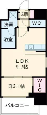 ソルテラスOSAKA EAST GATEの間取り画像