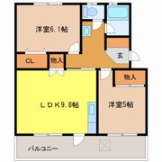 第二三晃マンションの間取り画像