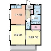 メープルガーデンハイツ2Fの間取り画像