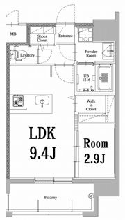 エンクレスト天神LARKの間取り画像