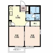 エルベ Aの間取り画像