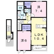 ソレアード カーサⅡの間取り画像