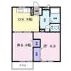 エルディム フジ Cの間取り画像