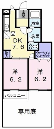 ソレアード 高岡の間取り画像