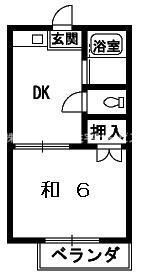 サンハイツ北島の間取り画像
