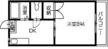 コーポ四番館アップルの間取り画像