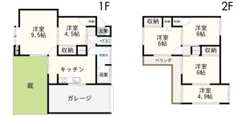 青梅市戸建の間取り画像