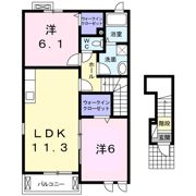 グレイスフル Dの間取り画像