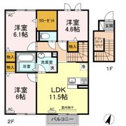 イーグル花田の間取り画像