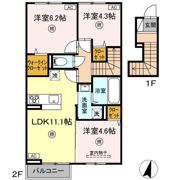 D-ROOM昴の間取り画像
