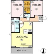 セレブ開懐世利（かわせり）の間取り画像