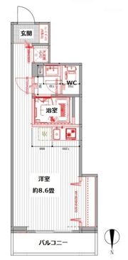 アルテール新御徒町の間取り画像