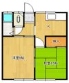 江頭アパートの間取り画像