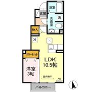 セジュール モト Cの間取り画像