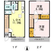 ソレアード・ミナミダⅡの間取り画像