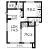 ヴェルドミール葉池の間取り画像