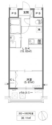 Lion鶴見の間取り画像