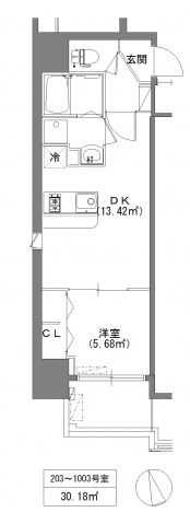 Lion鶴見の間取り画像