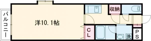 オレンジウッド坪井の間取り画像