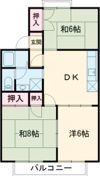 トゥインクルコート1番館の間取り画像
