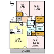 ブランシュの間取り画像