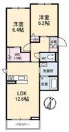 シャーメゾン カープの間取り画像