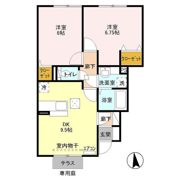 アロース・ガーデン Bの間取り画像