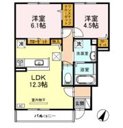 ロイヤルタウン篠山口 B棟の間取り画像