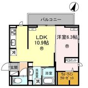 D-PLACE駅南大路の間取り画像