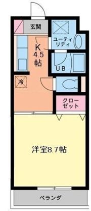 フォンテーヌの間取り画像
