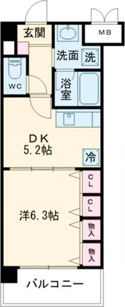 コンフォール平野の間取り画像