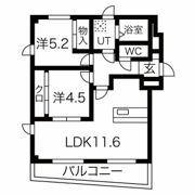 シェラトン赤塚Ⅰの間取り画像