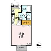 ラフィネ中島の間取り画像