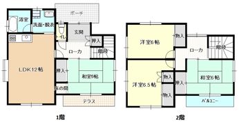 大森2－1409貸家Aの間取り画像