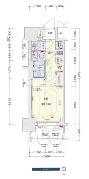 プレサンス桜通ベルノの間取り画像