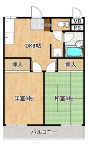 メゾン渡辺Aの間取り画像